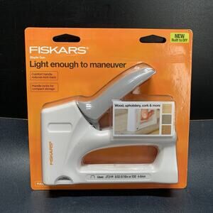 Fiskars Precision Staple Gun - 132460 Comfort Handle Uses JT21 5/32-5/16" 4-8mm